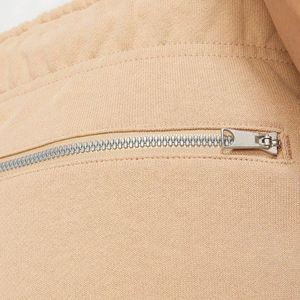 Nouveau design Pantalon court de survêtement pour entraînement de fitness et de gymnastique à la taille avec cordon de serrage pour hommes Short en polaire de couleur unie Tissage non tissé - Product Image 2