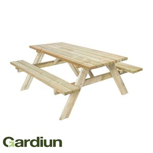 Vườn Dã Ngoại bảng với gấp băng ghế cho 8 khách | ngoài trời Vườn cung cấp | Sản phẩm đã sẵn sàng để Tàu từ Tây Ban Nha - Product Image 1