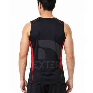Venta al por mayor de fábrica: Camisetas sin mangas personalizables para entrenamiento casual, transpirables, de punto, de secado rápido y ecológicas. - Product Image 4