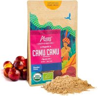 Polvo de Fruta de Camu-Camu Orgánico Premium, Extracto Herbal, Procedente de la Selva Tropical, Ingrediente Superalimento Más Vendido, Envasado al Vacío Natural