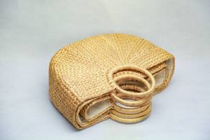 Top selling Vietnam water hyacinth bag, natural material eco friendly tote women <b>handbag</b> straw beach bag daily fashion choice - Product Image 2