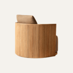 Silla de Madera Ergonómica, Minimalista y Moderna de Lujo Luca, Ecológica, Duradera, Giratoria, para el Hogar, Oficina, Sala de Estar, Dormitorio, Exterior - Product Image 2