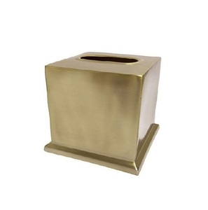 Caja de pañuelos de lujo clásica para decoración, soporte de servilletas hecho a mano para boda, venta al por mayor, la mejor cubierta de caja de pañuelos - Product Image 1