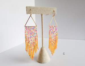 ต่างหูลูกปัดสำหรับผู้หญิงต่างหูลูกปัดทำมือปรับแต่งได้ดีไซน์ใหม่ - Product Image 2