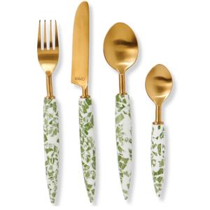 Artículos de cocina de último diseño, juego de cubiertos de metal de latón macizo, vajilla para el hogar, Hotel, restaurante, catering, juego de cubiertos para servir - Product Image 6