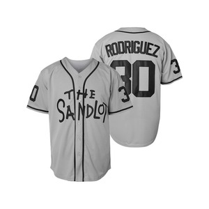 Camiseta de Béisbol Cosida de The Sandlot con los Personajes Benny, The Jet, Rodriguez, Michael, Squints, Palledorous, Alan, Yeah-Yeah y McClennan de Bel Air - Product Image 1