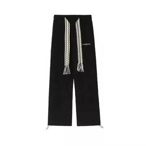 Nuevo 2025 personalizado hombres de alta calidad de gran tamaño Fitness deportes Jogging pantalones con cordón último estilo Jogger pantalones para hombres - Product Image 4