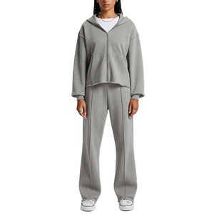 Conjunto de Sudadera con Capucha y Pantalones de Invierno Unisex de Corte Regular, Logotipo Bordado Personalizado, Ropa Urbana, Sudadera de Forro Polar Grueso con Etiqueta y Etiquetas Personalizadas - Product Image 6