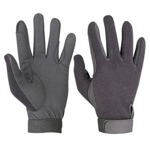 Guantes ecuestres de cuero Unisex de alta calidad, cómodos guantes para montar a caballo con empuñaduras, logotipo OEM, uso diario, equitación de invierno - Product Image 3