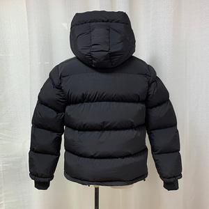 Bubble Puffer Veste En Cuir Broderie Brodée Courte Imperméable Coupe-Vent Hiver Fermeture Éclair Brillant Réversible Écologique pour - Product Image 5