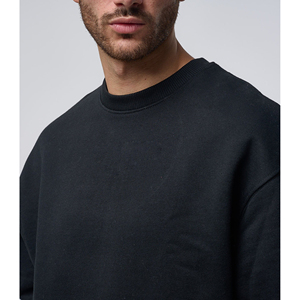 Jersey de punto suelto informal con cuello redondo para hombre de algodón 100% personalizado, ropa de calle, sudadera de Otoño de punto con cuello redondo para hombre - Product Image 6