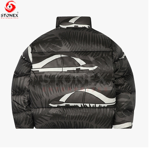 Chaqueta acolchada hecha a medida de alta calidad para hombre, recién llegada, con capucha de invierno con tela de lona, precio superior a la moda con etiqueta privada - Product Image 2