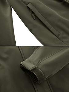 Veste tactique OEM avec veste softshell coupe-vent pour homme, impression, tissu à séchage rapide, tailles plus grandes, vestes universitaires - Product Image 5