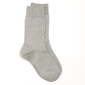 Chaussettes en cachemire élégantes et polyvalentes, chaussettes luxueuses pour femmes, bas doux mi-tube, logo personnalisé, meilleur prix - Product Image 1