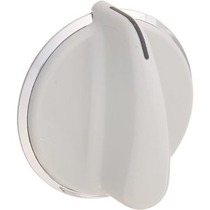Perilla de Control Gris Claro WE01X20380 para Secadora General Electric, Carcasa de Plástico para Uso Doméstico - Product Image 1