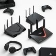 Carcasa para Router Wifi Nighthawk Pro Gaming XR500 con 4 Puertos Ethernet y Velocidades Inalámbricas de Doble Banda