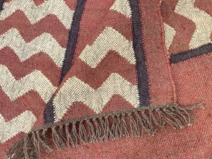 พรมขนแกะสไตล์โบฮีเมียนพรมปูพื้นแบบซักได้สำหรับห้องนอนห้องนั่งเล่นแบบโบราณสีเรขาคณิตงานแฮนด์เมด - Product Image 4