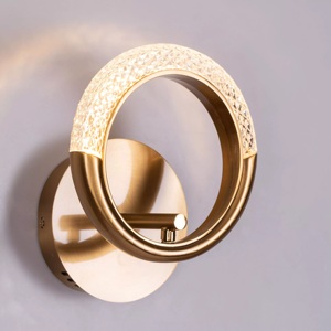 Modern Round Metal Wall <b>Hanging</b> Lamp for Living Room Bedroom Home Use Hot Selling Decorative Lighting Wall Lamp - Product Image 2