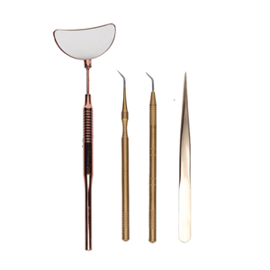 Nouvelle vente en gros de haute qualité Logo personnalisé Marque privée Volume Extension de cils Pince à épiler Isolation en acier inoxydable - Product Image 1