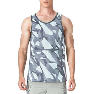 Débardeurs respirants pour hommes Fitness sans manches chemise décontractée maillots gilet été respirant haut facile à porter - Product Image 1