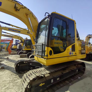 Gran oferta de excavadora sobre orugas Komatsu PC110 de segunda mano en Japón con piezas de motor de engranaje central - Product Image 1