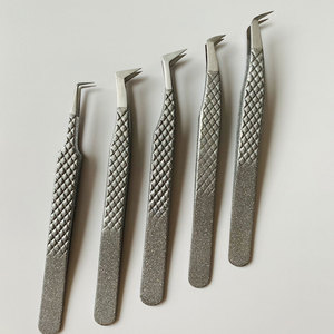 Pince à cils en acier inoxydable personnalisée de haute qualité meilleur fournisseur en vrac quantité pince à cils à vendre - Product Image 2