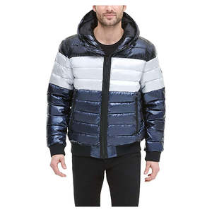 Chaqueta de Plumón de Invierno para Hombre de Alta Calidad, Nueva Moda, Cuello Alto, Logotipo Frontal, Hecha en Pakistán - Product Image 1