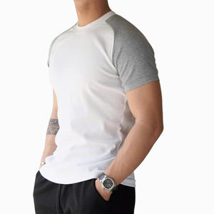 Camiseta Dragonex NH48 para Hombre, Ajustada, Estilo Urbano, con Canalé, Spandex/Algodón, Ecológica, con Contraste de Color Único, Transpirable y Antiarrugas - Product Image 5