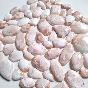 AAA + 100% Natural Scolecite Cabochon Increíbles piedras preciosas sueltas semipreciosas para la curación de la energía al por mayor - Product Image 2