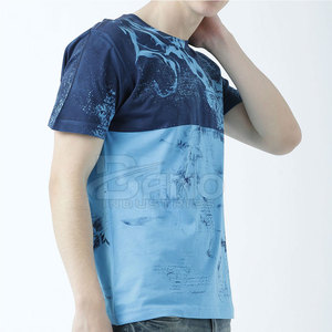 T-Shirt Homme Durable Couleur Solide Séchage Rapide Dernier Design 3D Tissu Tricoté Imprimé à Manches Courtes pour l'Extérieur T-Shirt - Product Image 2