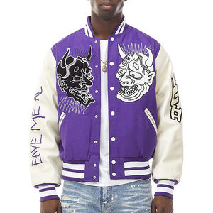 Chaqueta universitaria de lana de primera calidad para hombre, estilo Letterman bordado con logotipos de parches personalizados, ropa de trabajo de invierno duradera de alta calidad - Product Image 3