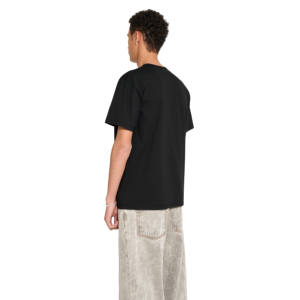 100% pur coton hommes T-Shirt haute qualité épaule goutte imprimé blanc T-Shirt Logo personnalisable - Product Image 4