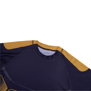 2026 Rashguards Jiu Jitsu sublimés Concevez votre propre Rash Guard personnalisé à manches courtes Surf Logo MMA BJJ - Product Image 5