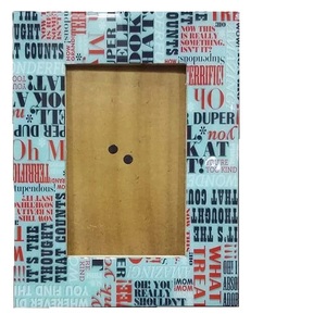 Cadre photo en MDF imprimé émaillé artisanal pour photos de forme personnalisée Décoration de table élégante et accessoires de maison imperméables - Product Image 6