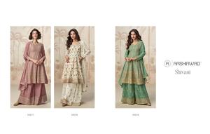 Élégant Costume Salwar Réversible Élégant Lourd Faux Georgette Élégant Séquence de Broderie Travail Entièrement Cousu Confortable Gratuit - Product Image 6