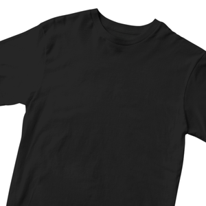 T-shirt uni noir pour homme Reklo Industries, 100% coton, col rond, coupe classique, logo personnalisé, OEM, vente en gros, vêtements décontractés - Product Image 4