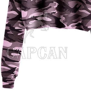 Sudaderas CON CAPUCHA DE Pekín personalizadas Slim Fit recortada de manga larga ropa de gimnasio frente suave de punto invierno Fitness chaqueta con capucha para ropa informal - Product Image 3