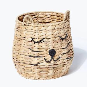 Great price natural water hyacinth animal shape <b>baskets</b> storage <b>basket</b> for kids room organization - Product Image 1