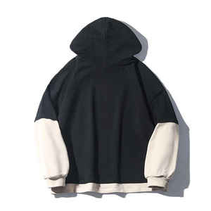 Basics 100% coton, vente en gros, sweat-shirts d'hiver pour hommes à manches longues, de haute qualité, écologiques, en polaire, vêtements de sport, brodés, unis, teints - Product Image 2