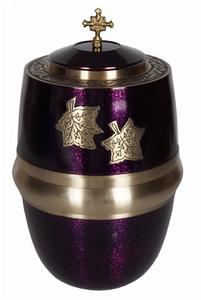 URNE DE CRÉMATION EN MÉTAL CROIX CATHOLIQUE - Product Image 6