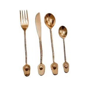 Juego de Cubiertos de Metal pulido con espejo de primera calidad, cubiertos modernos de acero inoxidable, vajilla elegante para una experiencia gastronómica de lujo - Product Image 6