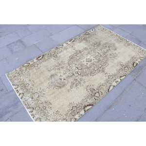 พรมตุรกีวินเทจ ขนาด 3.5x6.4 ฟุต สีน้ำตาลลายพราง - Product Image 3