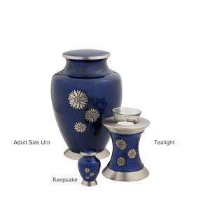 Black Elegance <b>Tealight</b> Urn With its gold on black design the Black Elegance <b>Tealight</b> Urn can hold a small amount of ashes - Product Image 5