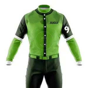 Uniformes de Béisbol Personalizados Transpirables 100% Poliéster - Ropa Deportiva de Alta Calidad con Cuello en V y Bolsillos, Nueva Llegada - Product Image 4