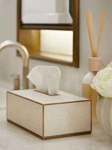 Caja de pañuelos de servilleta duradera de diseño moderno más vendida, regalo sostenible con incrustaciones de hueso, tendencia de mesa a un precio razonable - Product Image 3