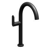 Mitigeur de lavabo M RUBINETTERIA à levier unique, bec haut, en acier inoxydable, cartouche 25 mm, 1.1/4, robinet de vidange monocommande pour bain et douche
