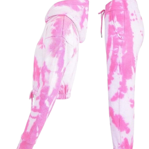 Nouveauté Survêtement pour femme en tie-dye sur mesure Qualité supérieure Style élégant Confortable Tendance streetwear - Product Image 5