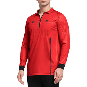 Camiseta de Árbitro de Fútbol Profesional, Uniforme 100% Poliéster, Impermeable, de Secado Rápido, Colores y Logotipos Personalizados para Partidos y Entrenamientos - Product Image 4