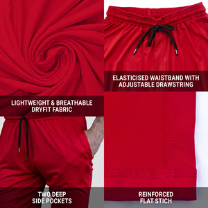 กางเกงขาสั้นออกกำลังกายแบบ2 in 1สำหรับผู้ชายกางเกงขาสั้นสำหรับออกกำลังกายในยิมสองชั้นมีซับในรัดกล้ามเนื้อ - Product Image 6