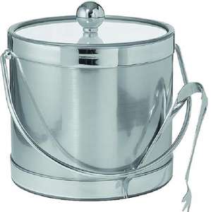 Metal <b>Ice</b> <b>Bucket</b> With Hammered Finished & Tong Soft Drinks Cooled Storage Basket Indoor Parties <b>Ice</b> Cube Cane <b>Champagne</b> Chiller - Product Image 5